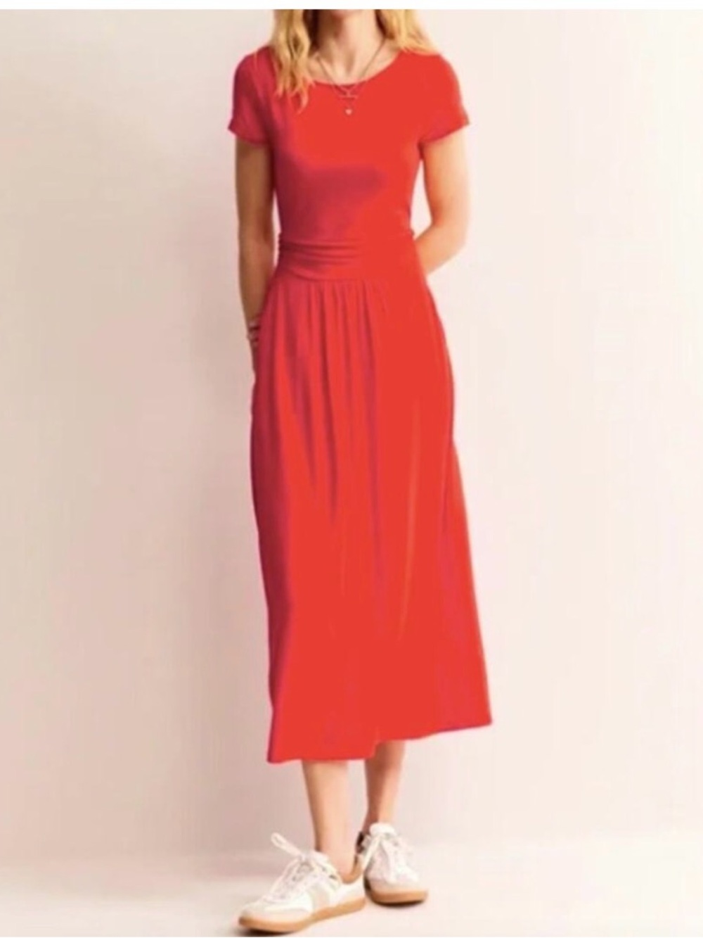 Boden Amelie Jersey Slinky Midi Dress Size 6